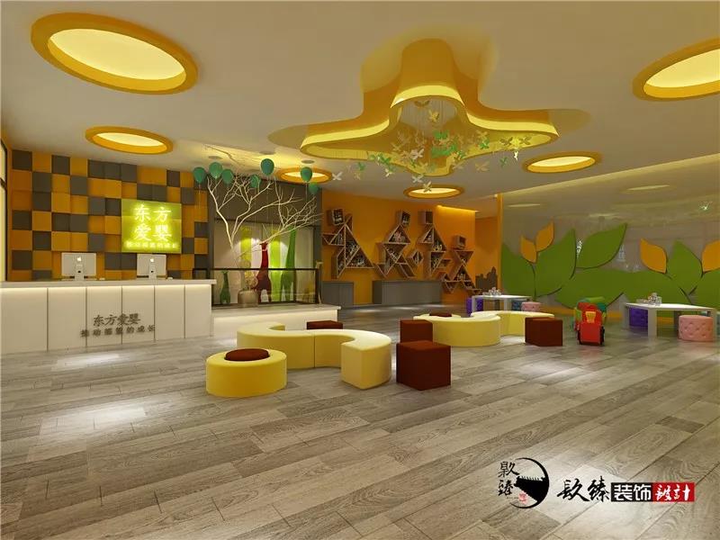 宁夏东方爱婴培训学校装修设计案例_宁夏培训学校装修公司