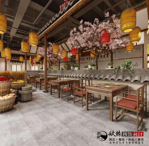 宁夏乡土特色餐厅设计方案鉴赏|回归质朴与自然，感受轻松与舒适