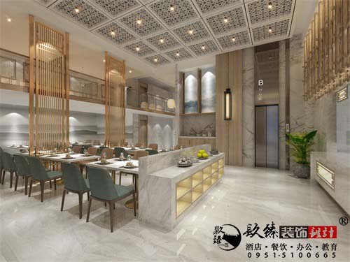 宁夏舜泉楼餐厅设计方案鉴赏|宁夏餐厅设计装修公司推荐