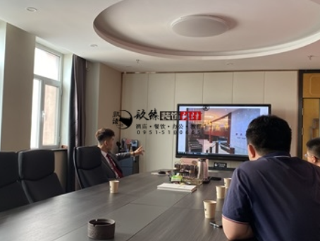 宁夏装修公司|宁夏汇聚办公楼设计装修初版方案沟通