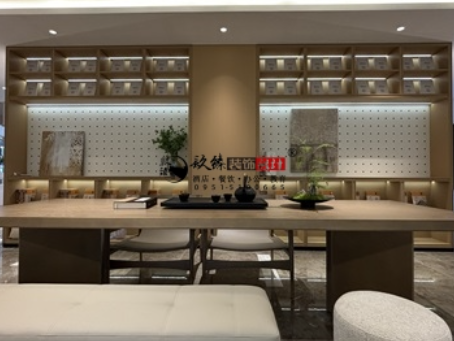 宁夏装修公司|宁夏望远民生售楼部展厅装修设计实景